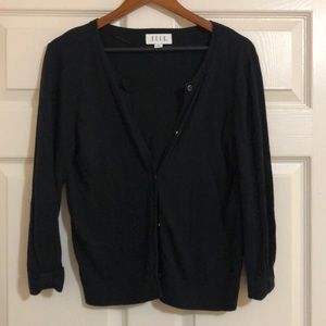 Black cardigan